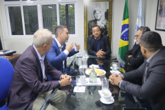 Reunião presidente do Cofen com prefeito eleito de Porto Velho