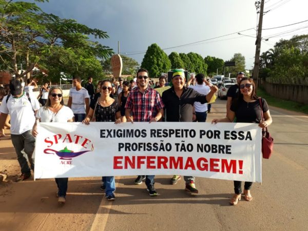 Ato pela Saúde em Brasileia, no Acre