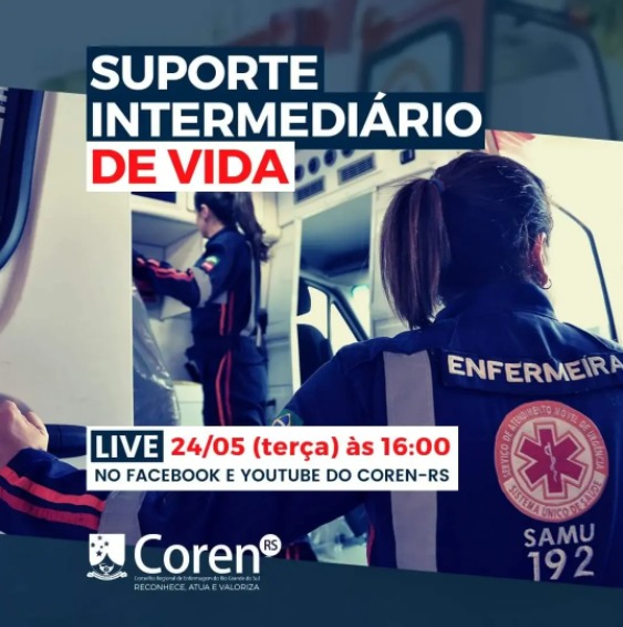 Cofen Participa De Live Sobre O Suporte Intermediário De Vida | Cofen ...